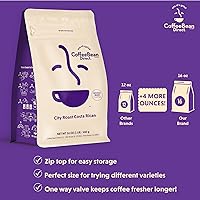 Vista 98 de Coffee Bean Direct Organic Fair Trade Dark Peru, café en grano entero, bolsa de 5 libras