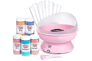Cotton Candy Express Cotton Candy Machine with 5 Jars of Sugar