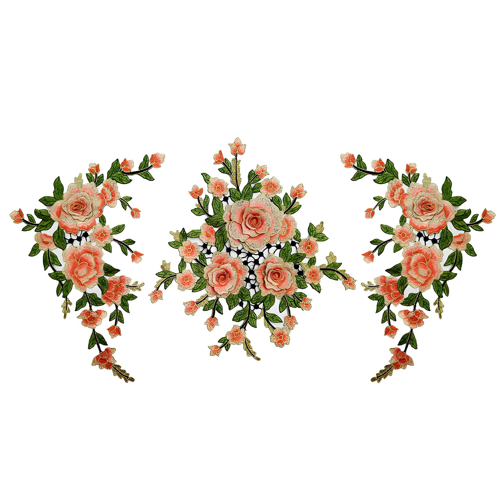 Buxuaaaa Ora Nge Color Embroidery Sticker Sewing On Polyester Applique For Jackets Dress Shirts Traditional Outfit Clothing Decoration Craft Fixes