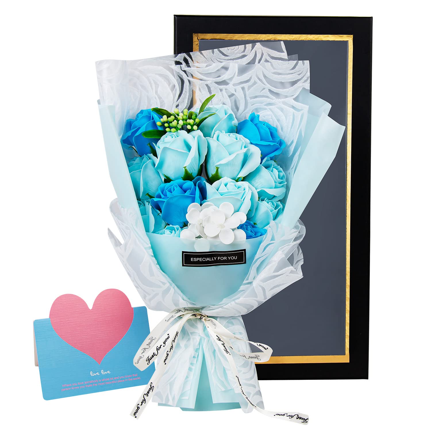 Amazon｜千選千品 ソープフラワー 花束 父の日 ギフト 人気 フラワー