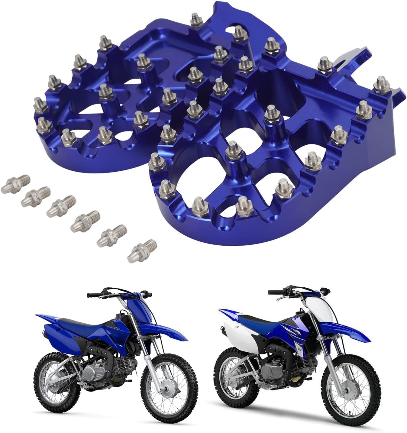 AnXin Dirt Bike Foot Pegs Motorcycle Footpegs Foot Pedals