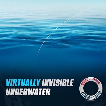 TrikFish Fluorocarbon Leader Fishing Line - Trik Fish Leader - Saltwater & Freshwater Fishing Line - Clear, Virtually Invisible - High Strength & Abrasion Resistance Lb Test