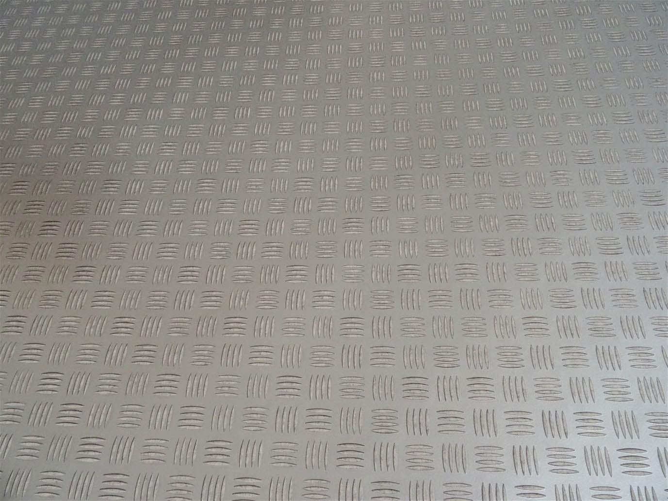 PVC Bodenbelag Vinylboden in Riffelblech-Optik, Zuschnitt (2m breit / 1,5m lang)