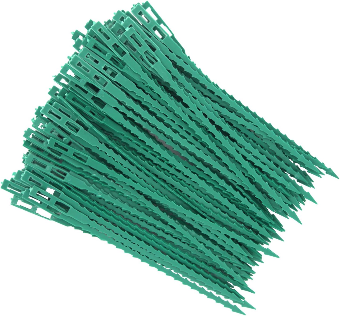 EuTengHao 100 Pieces Adjustable Garden Plant Twist Ties, 9 Inch Flexible Plastic Twist Ties Multi-Use for Secure Vine (Green) : Patio, Lawn & Garden
