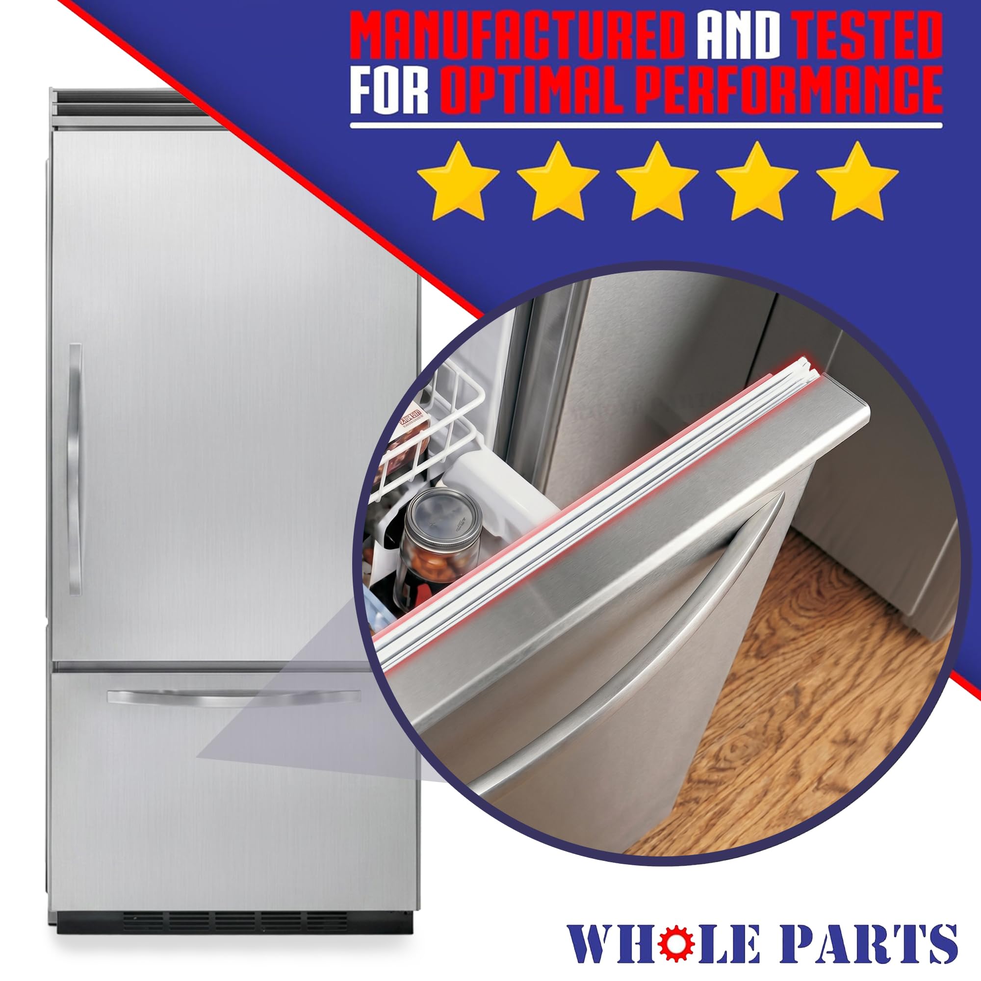 Amazon.com: Upgraded Whole Parts Refrigerator Freezer Door Seal