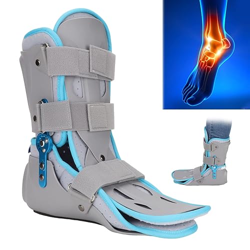 Miniatura 6 de Botas para caminar para esguince de tobillo, soporte estabilizador de tobillo, ángulo ajustable, protección 360, transpirable, fijación de caídas de
