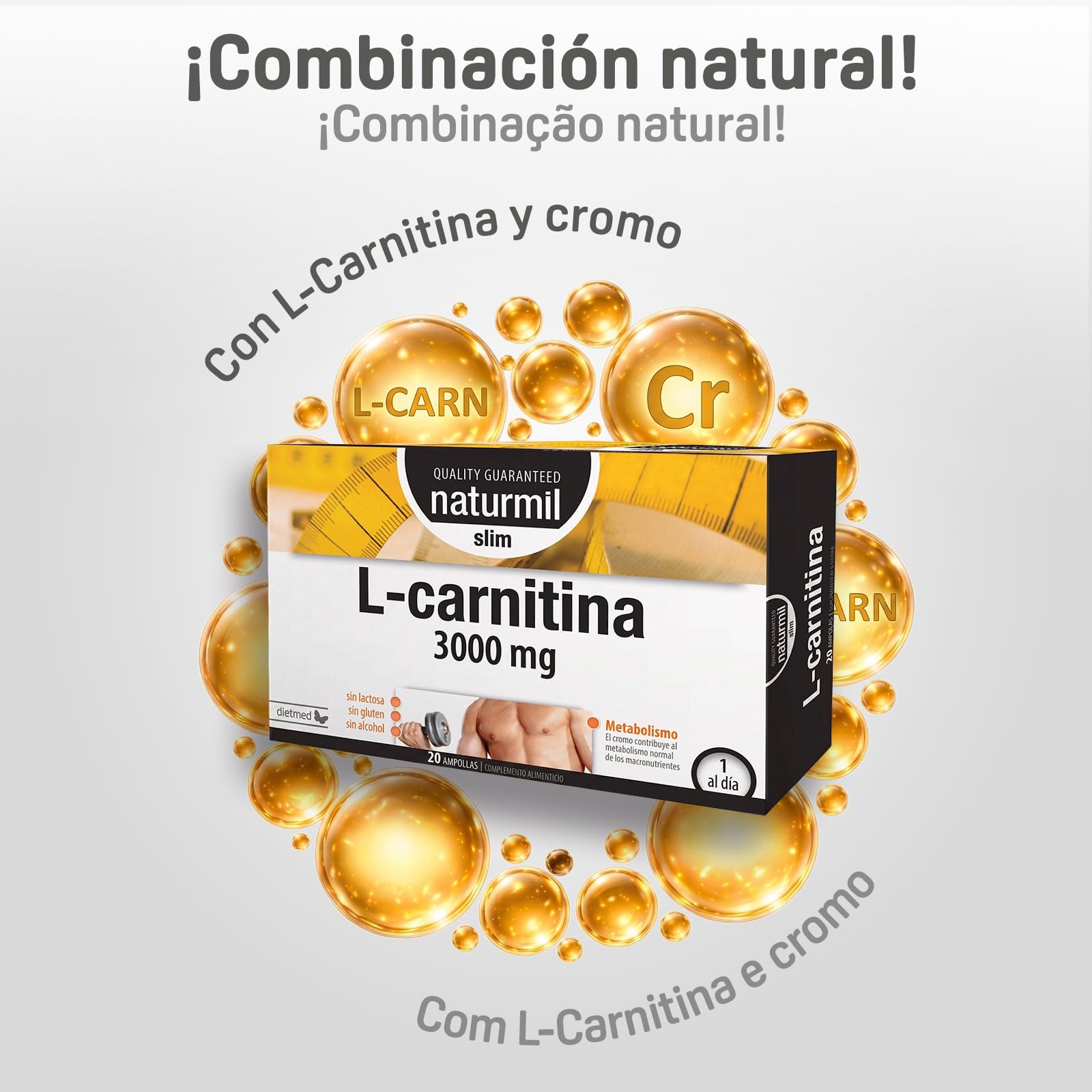 l carnitina ampolla L-Carnitine 3000mg with Chromium - Vegan Sugar Free cjc-1295 and ipamorelin combination fatburnertier Size:4 OZ