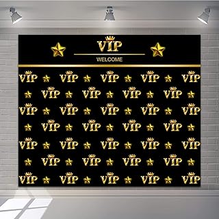 VIP Backdrop Photography 10x8ft Red Carpet Stage Photo Backdrop Film Star Catwalks Cine Movie Celebrity Activity Portrait Banner Paparazzi Props Party Accessory Red Carpet Theme Party Decorations