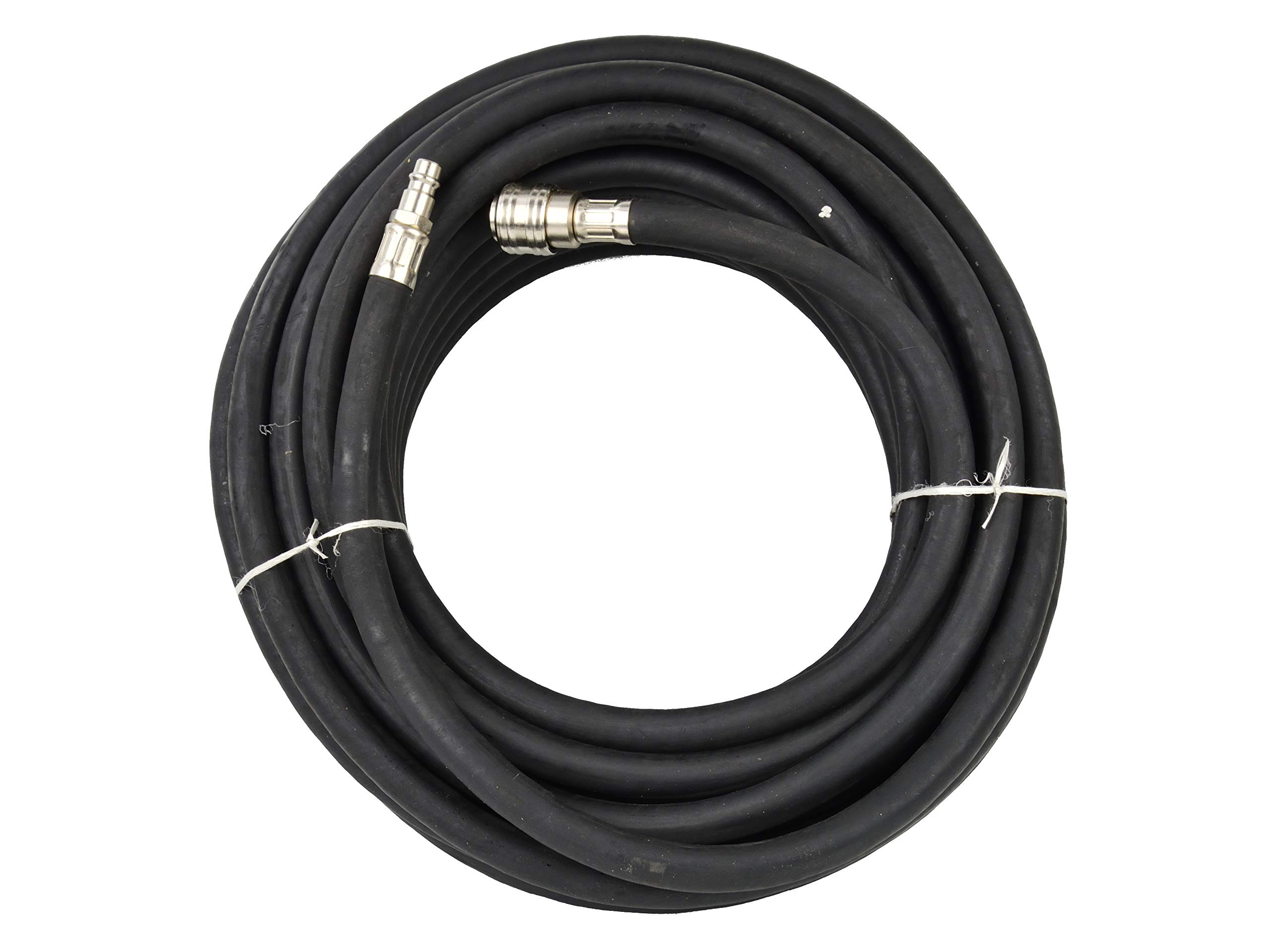 BSD Tubo per Aria Compressa - Tubo per Aria Compressa in Gomma, Tubo Flessible per Aria Compressa con Connettore Rapido - 20m - Diametro Interno/Esterno: 8/15mm