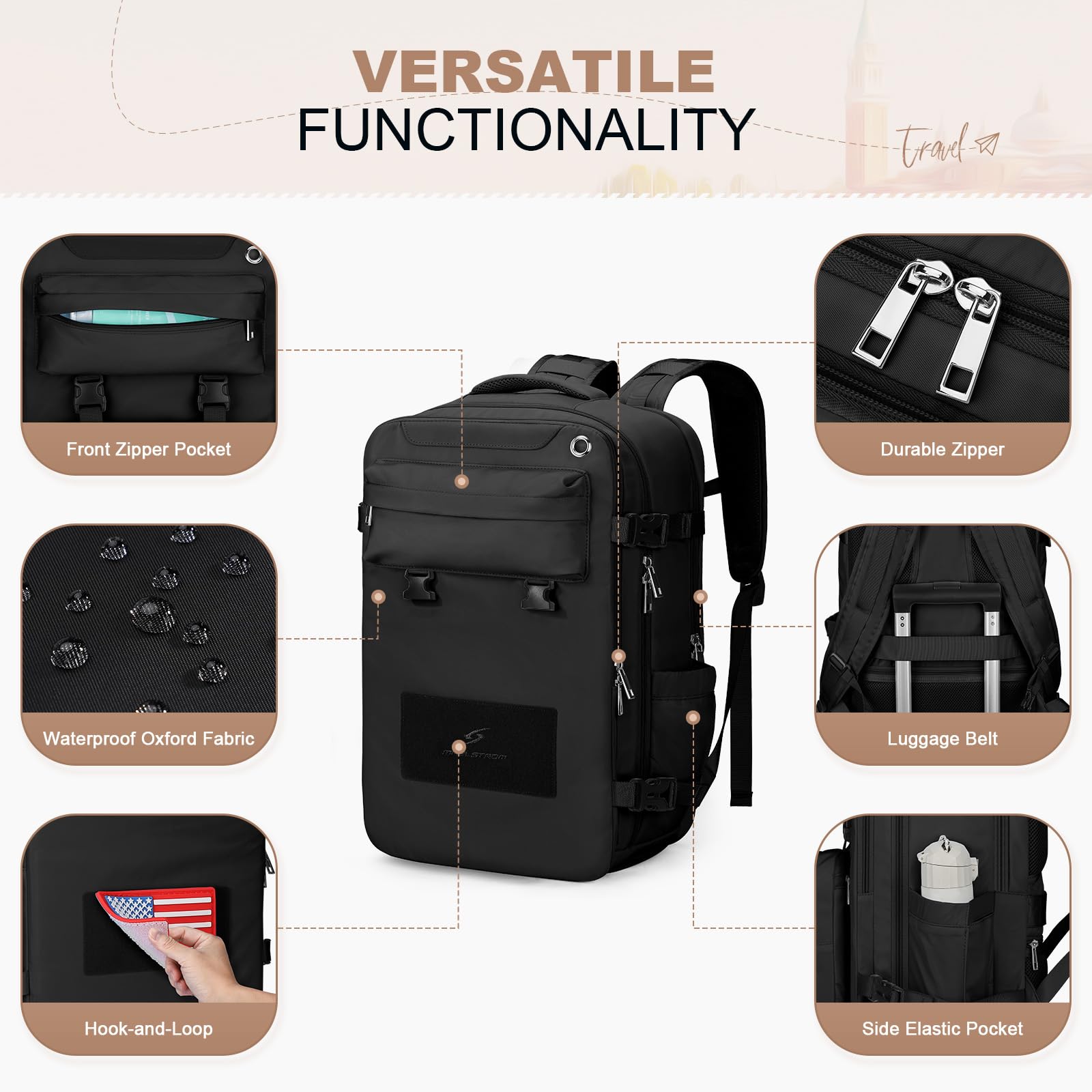 Maelstrom Mochila de Viaje Unisex Adulto
