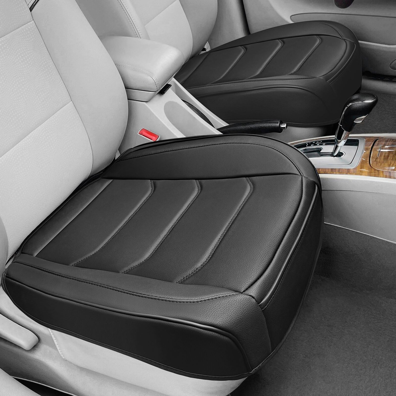 KKJZFRDCR Car Seat Covers, For Benz GLE Classe Coupé W167 GLE 350 450 2019-2024-2026 Leather Protector Bottom Cushion Waterproof Anti Slip Pocket Pad Interior Accessories,A