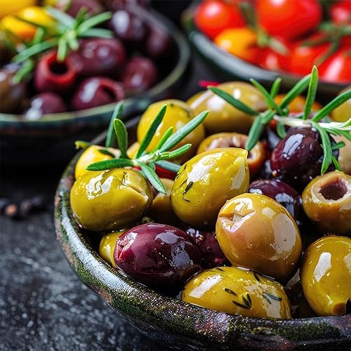 Miniatura 2 de Krinos Mezcla de aceitunas País sin hueso 4.4 lb