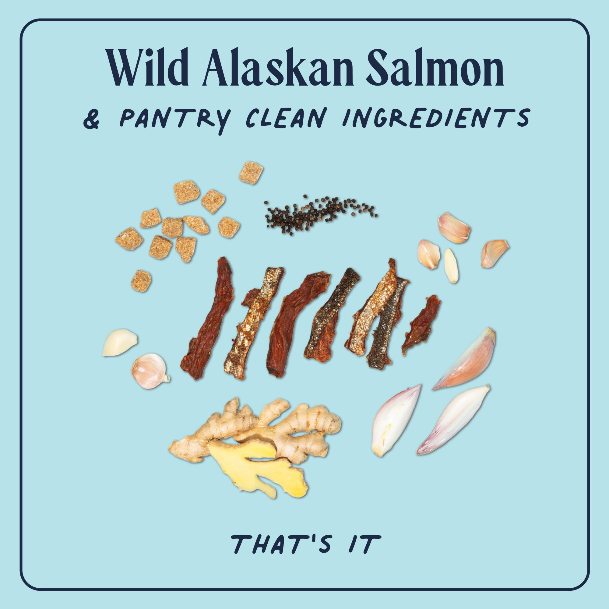 Fable Fish Wild Alaskan Salmon Jerky - Wild Caught Salmon with 31g of Protein - Tasty Fish Jerky with Omega-3s and Natural Source of Collagen - Made with Whole Muscle Sockeye - Sea Salt thumbnail 5