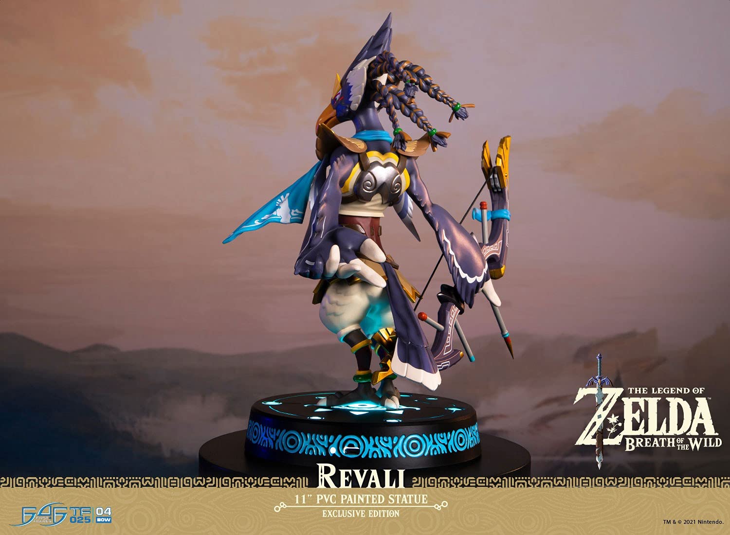 First 4 Figures F4F The Legend of Zelda: Breath of The Wild – Revali Collector's PVC Statue (27cm) (BOTWRC), Multicoleur