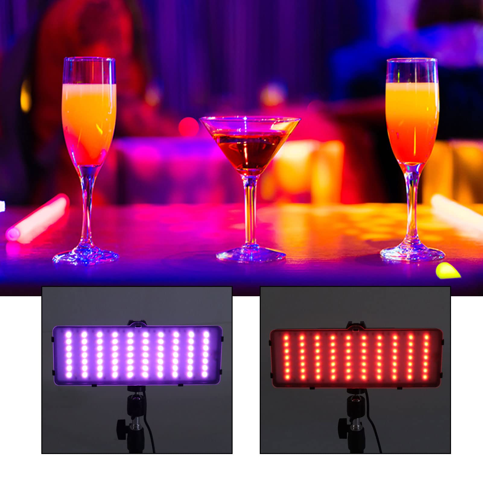 Luce Di Riempimento LED Regolabile Per Fotografia – Temperatura Colore 2700-5500K, Tre Livelli Di Luminosità