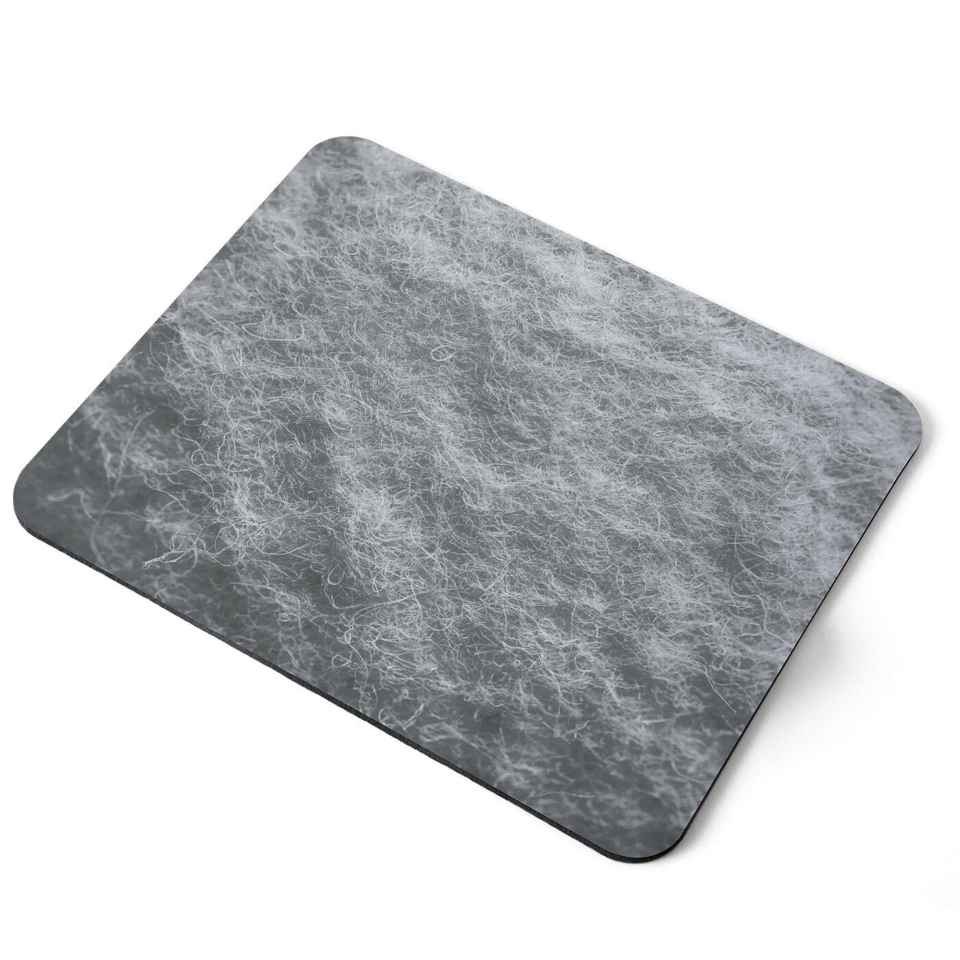 MIKKA ENTERPRISES Mouse Mat Pad - BW - Fur Tennis Ball Sports Game Laptop PC Desk Office #41376 Printed Rubber Mouse pad, Home Office Use, Non Slip