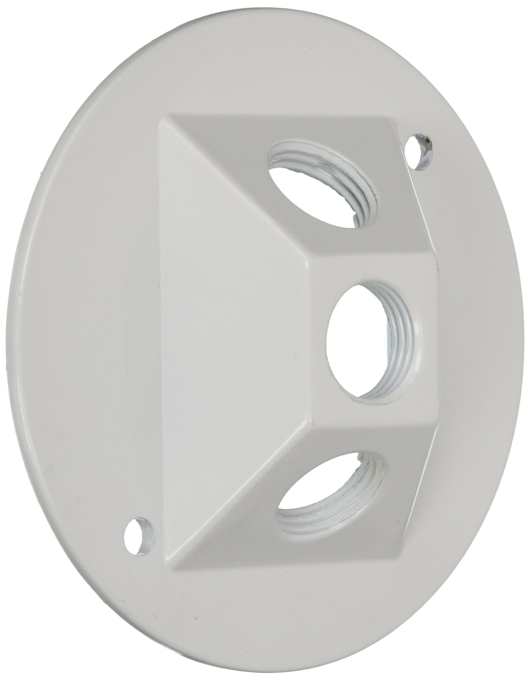 Morris 36842 Round 3-Holes Weatherproof Box Cover