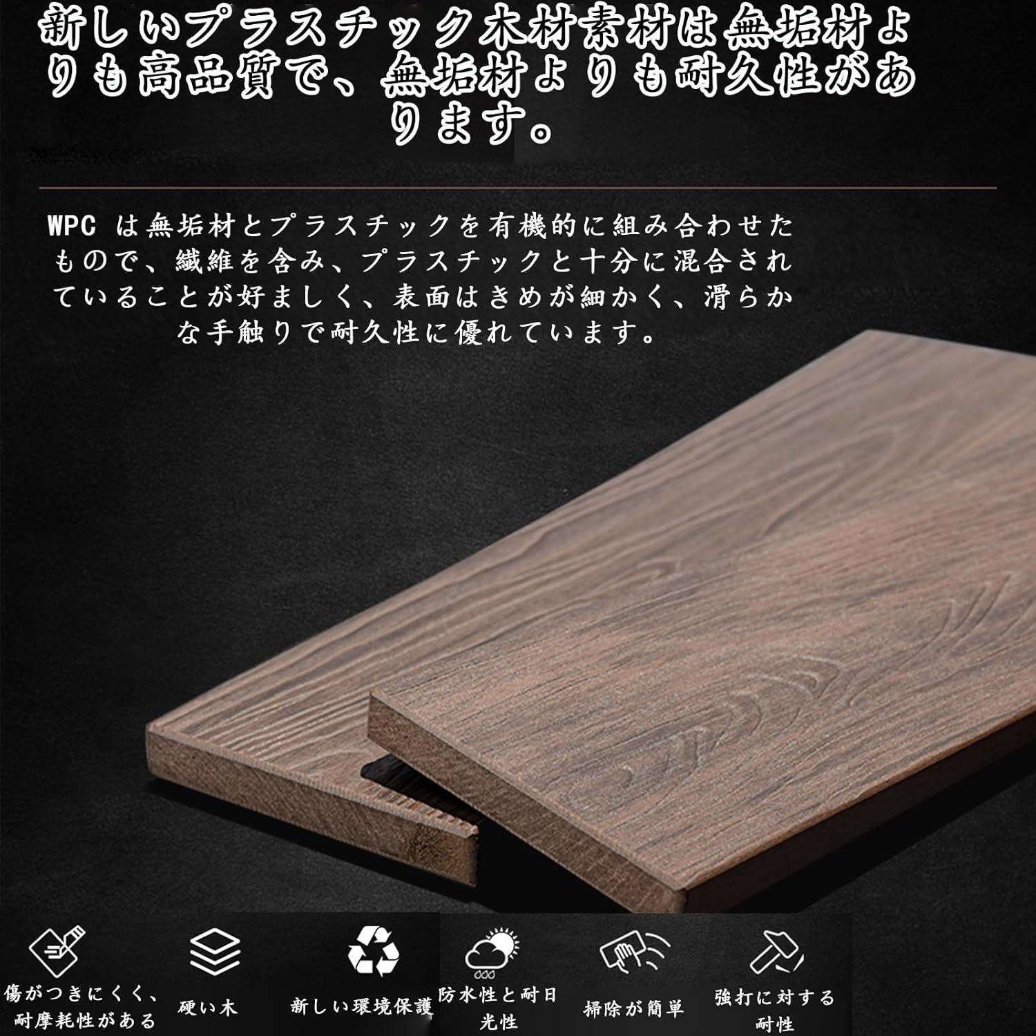 ガーデンテーブルセット 屋外ダイニングテーブル ガーデンファニチャー ガーデンファニチャ―セット 金属フレーム プラスチック製の木製のテーブルトップ 防水性と耐日光性 お手入れが簡単 屋内/屋外、裏庭、キッチン用コンパクト キャン D