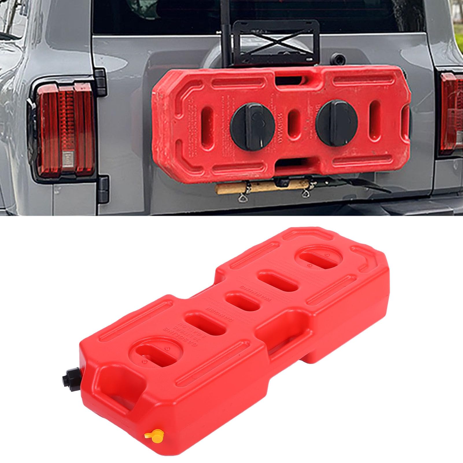 Fafeicy Lata de Gasolina 8 Galones Antiestática Bloqueable Rojo
