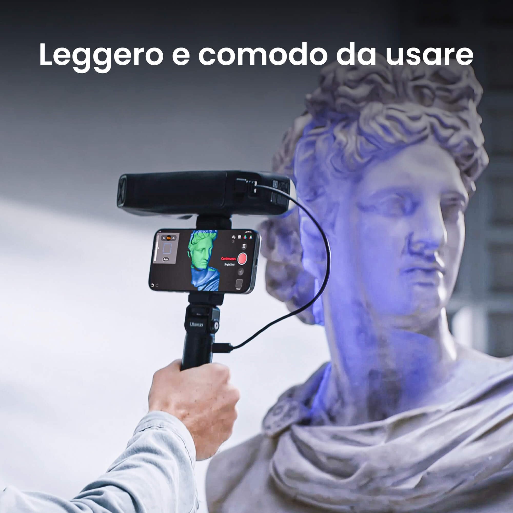 Revopoint Kit di alimentazione mobile 3, per scanner 3D MetroY e MetroY Pro | in modalità portatile, 5500 mAh di grande capacità con una ricarica rapida e peso limitato