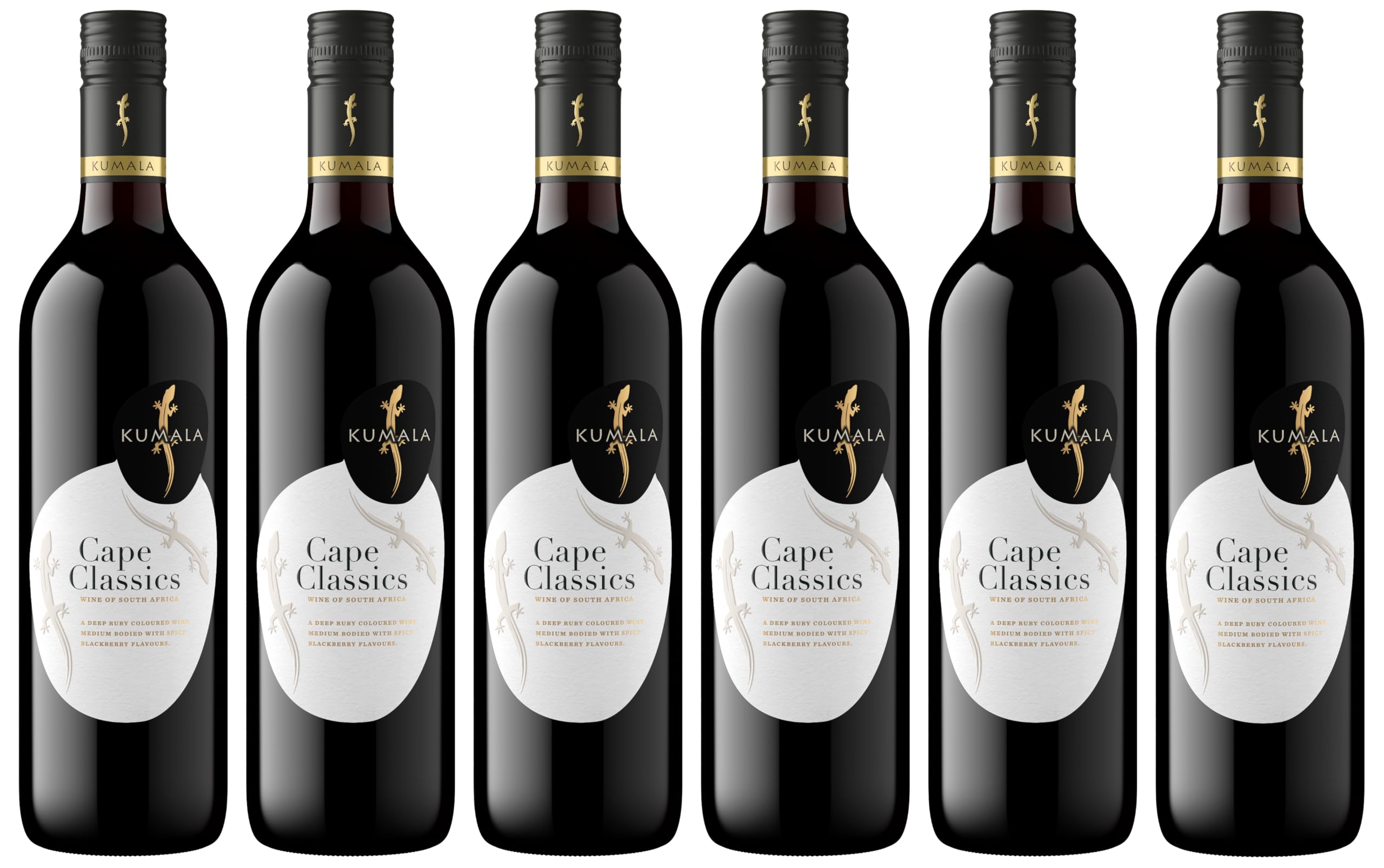 Kumala Cape Classic Red Wine, 6 x 750ml