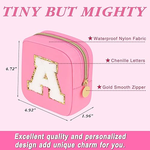 Miniatura 2 de Regalos de graduación para ella, bolsa de maquillaje para mujer, pequeña bolsa de maquillaje para bolso, bolsa de cosméticos de viaje con parche de