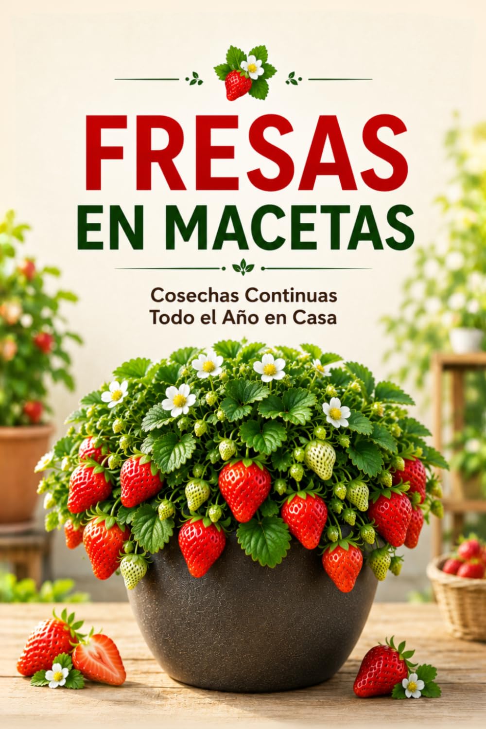 Fresas en Macetas: Cosechas Continuas Todo el Año en Casa