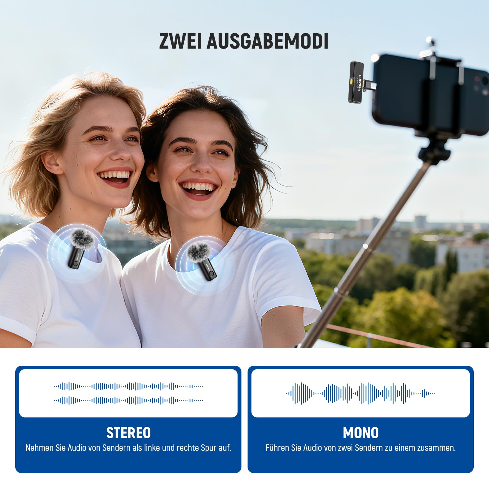 Neewer Kabelloses Lavalier Mikrofon – Bild 5