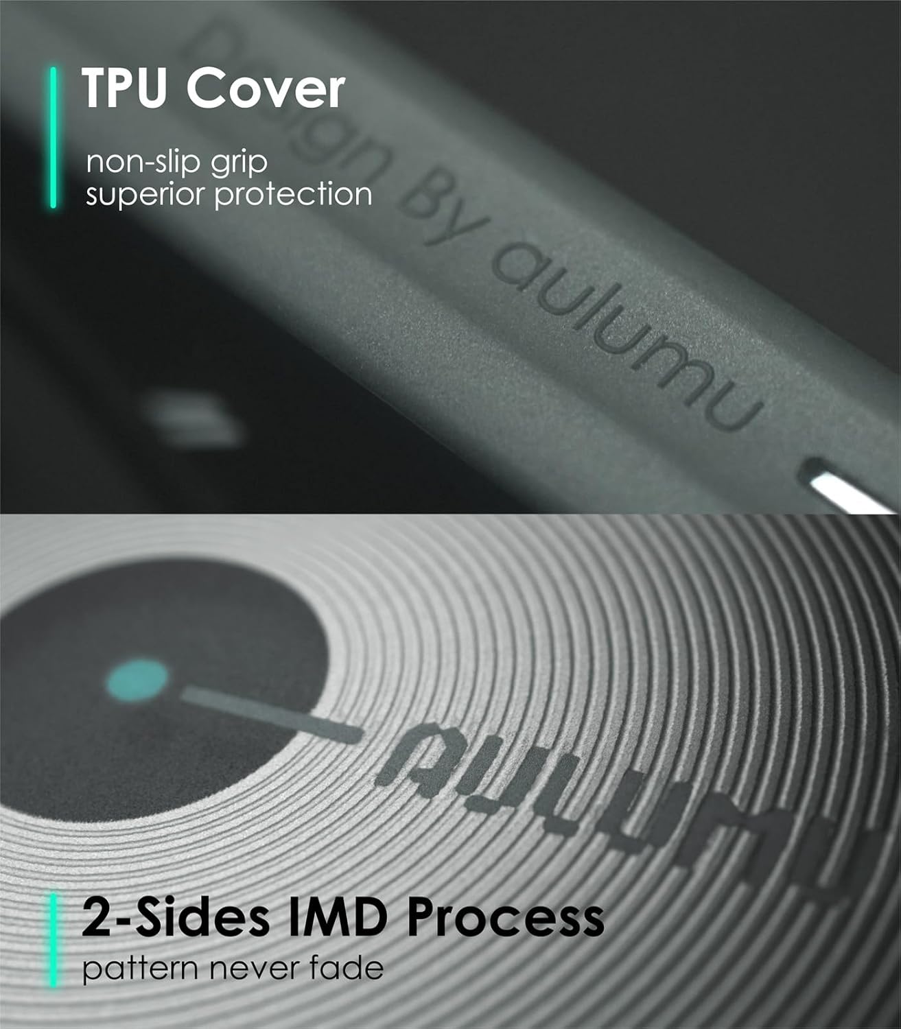 Aulumu A16 iPhone 16 Pro Magnetic Thermal Case | Updated Camera Control | IMD Technology | Compatible with Magsafe | Complete Wrap-Around | Touch Translucent Gray - Image 3
