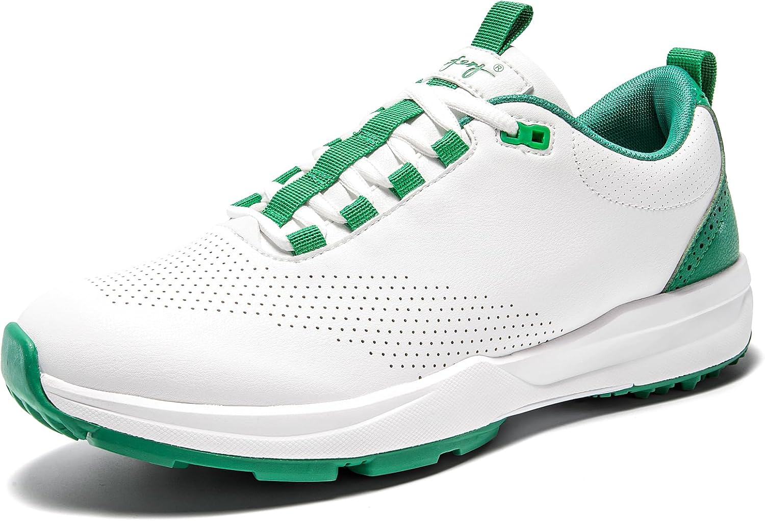 UOFEIY Men's Golf Shoes Professional Outdoor Water Resistant Spikeless Golf Sneakers Walking Training Travel - Image 4