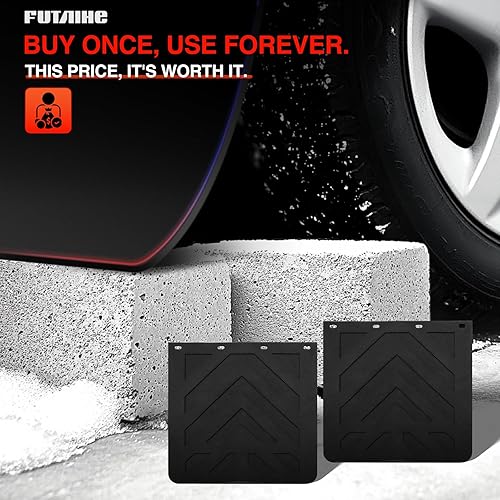 Miniatura 3 de Aletas de barro para semirremolques, remolques de tractor, resistente, polímero de elastómero termoplástico, protector contra salpicaduras de gran