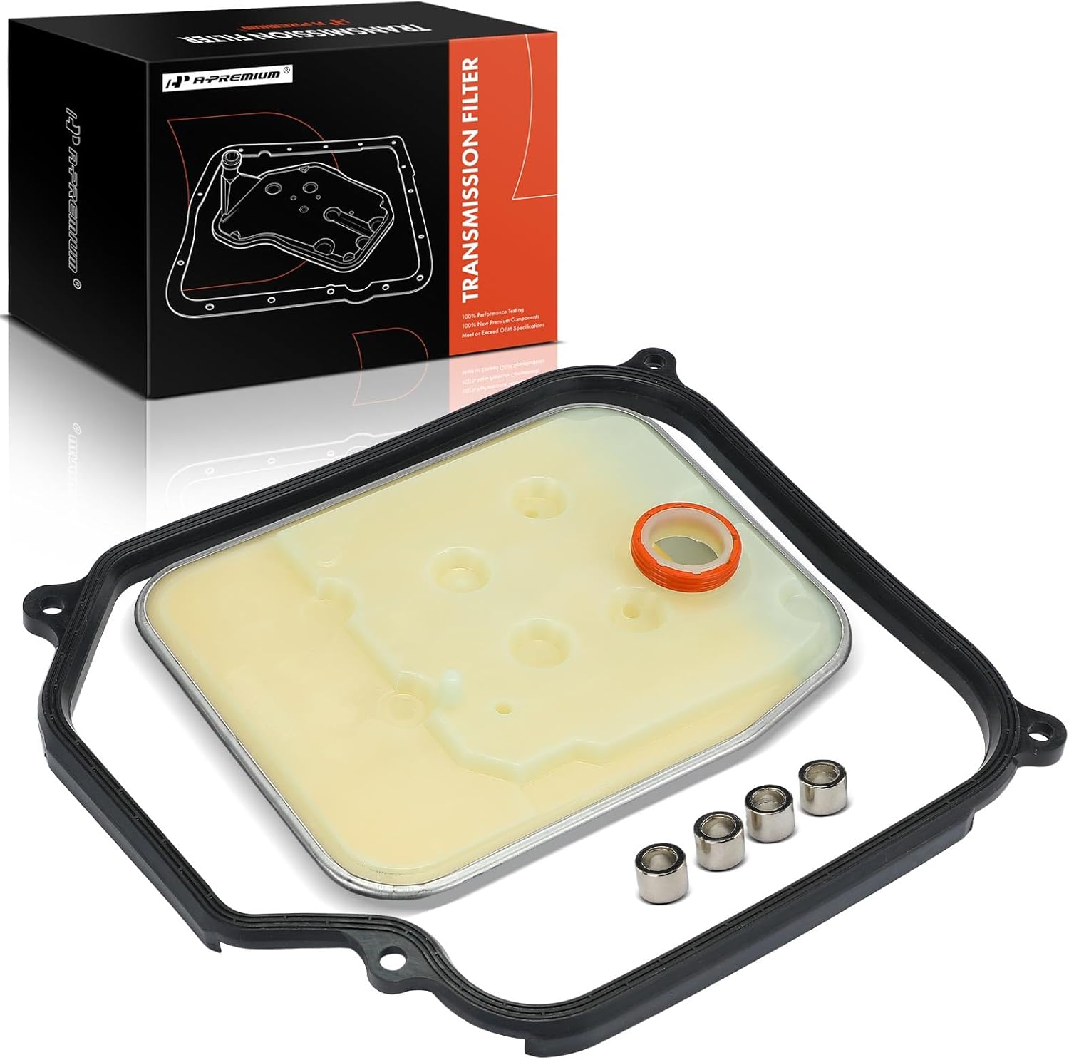 A-Premium Automatic Transmission Fluid Filter with Pan Gasket, Compatible with Volkswagen Jetta, Passat, Golf, Beetle, Cabrio, Corrado, EuroVan, Transporter & Audi 80, 90, 90 Quattro, Cabriolet