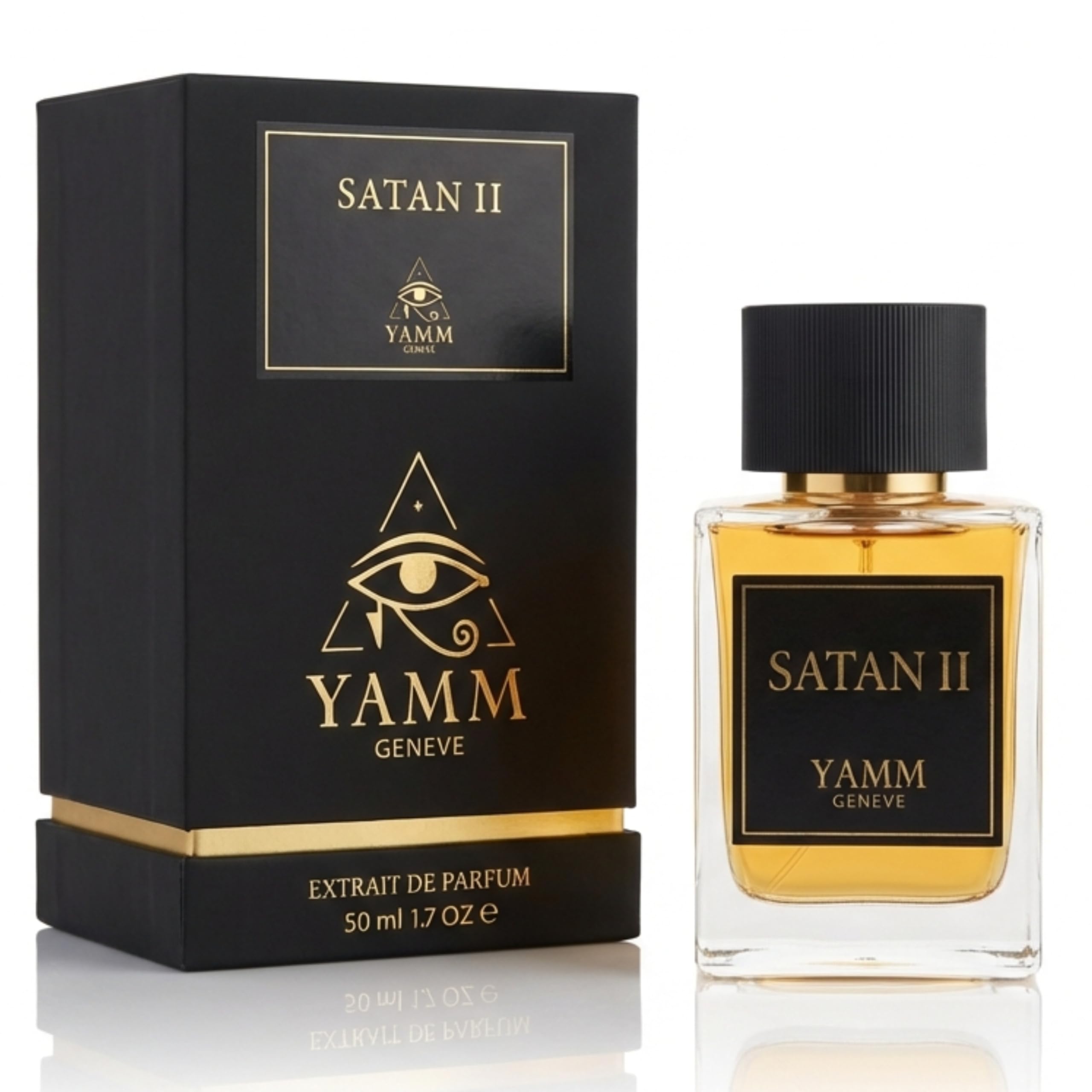 Satan II | Extrait de Parfum 50 ml – Unisex Duft – Oud Satin Mood – Rose, Oud & Vanille – Lang anhaltend