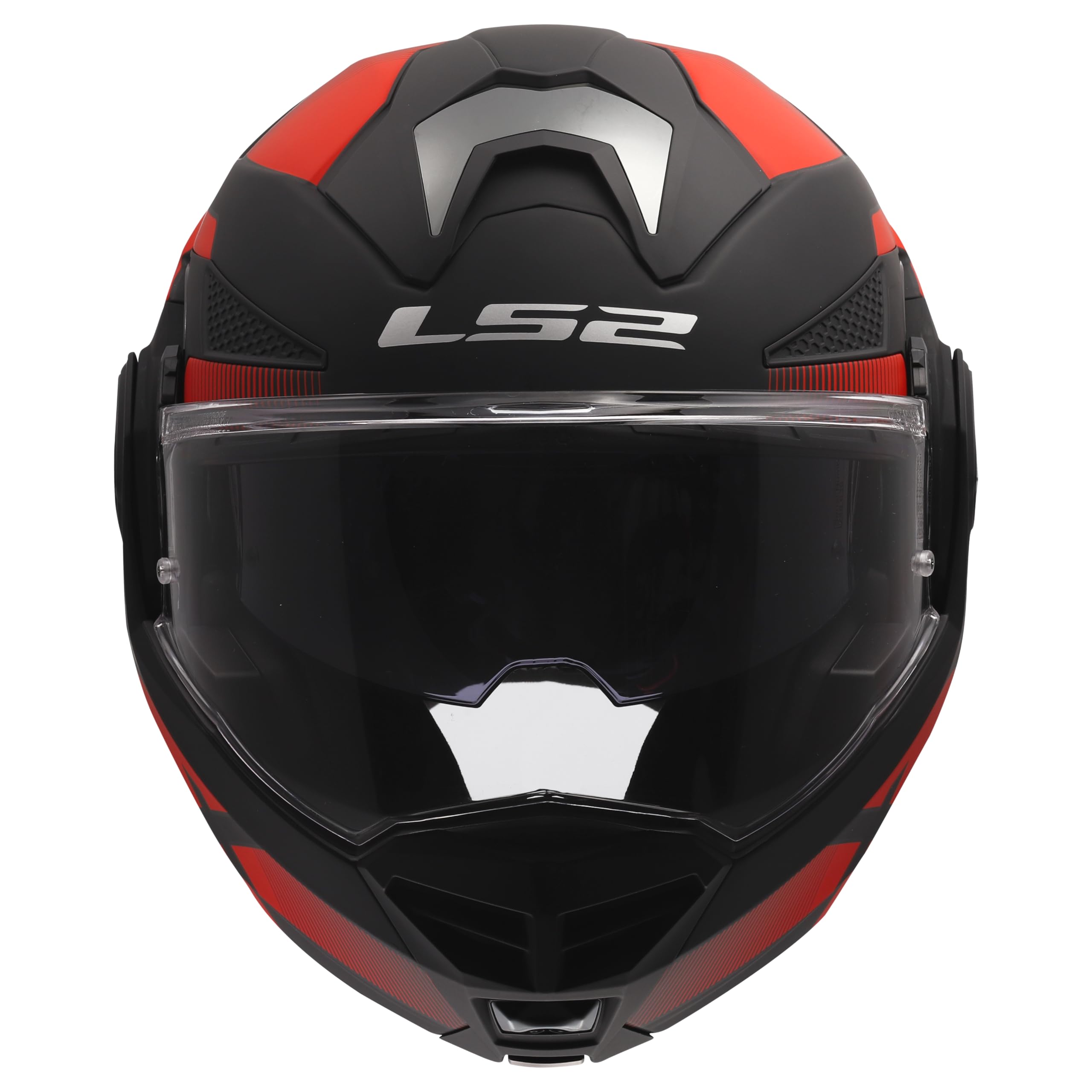 LS2, Casque Moto Modulable ADVANT X NOVA Black Red, M