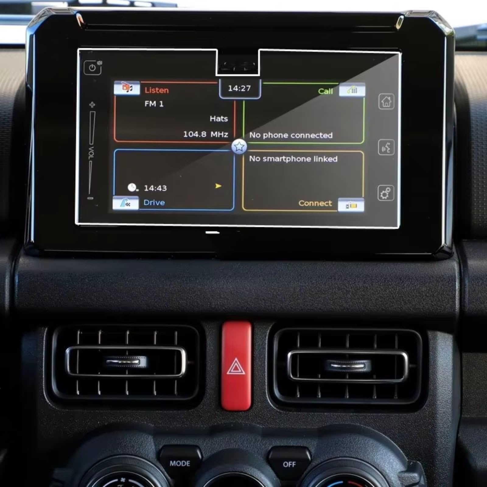 Protection verre trempé Suzuki Jimny 2019 écran haute clarté - 7