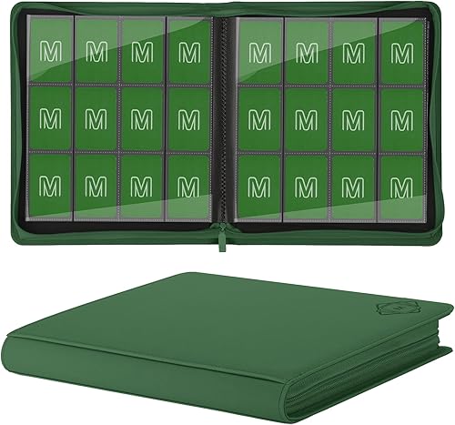 Miniatura 22 de Carpeta de Tarjetas Premium de 16 Bolsillos, Carpeta de Tarjetas de Intercambio Sostiene hasta 1000+ Tarjetas Álbum de Colección de Tarjetas 12