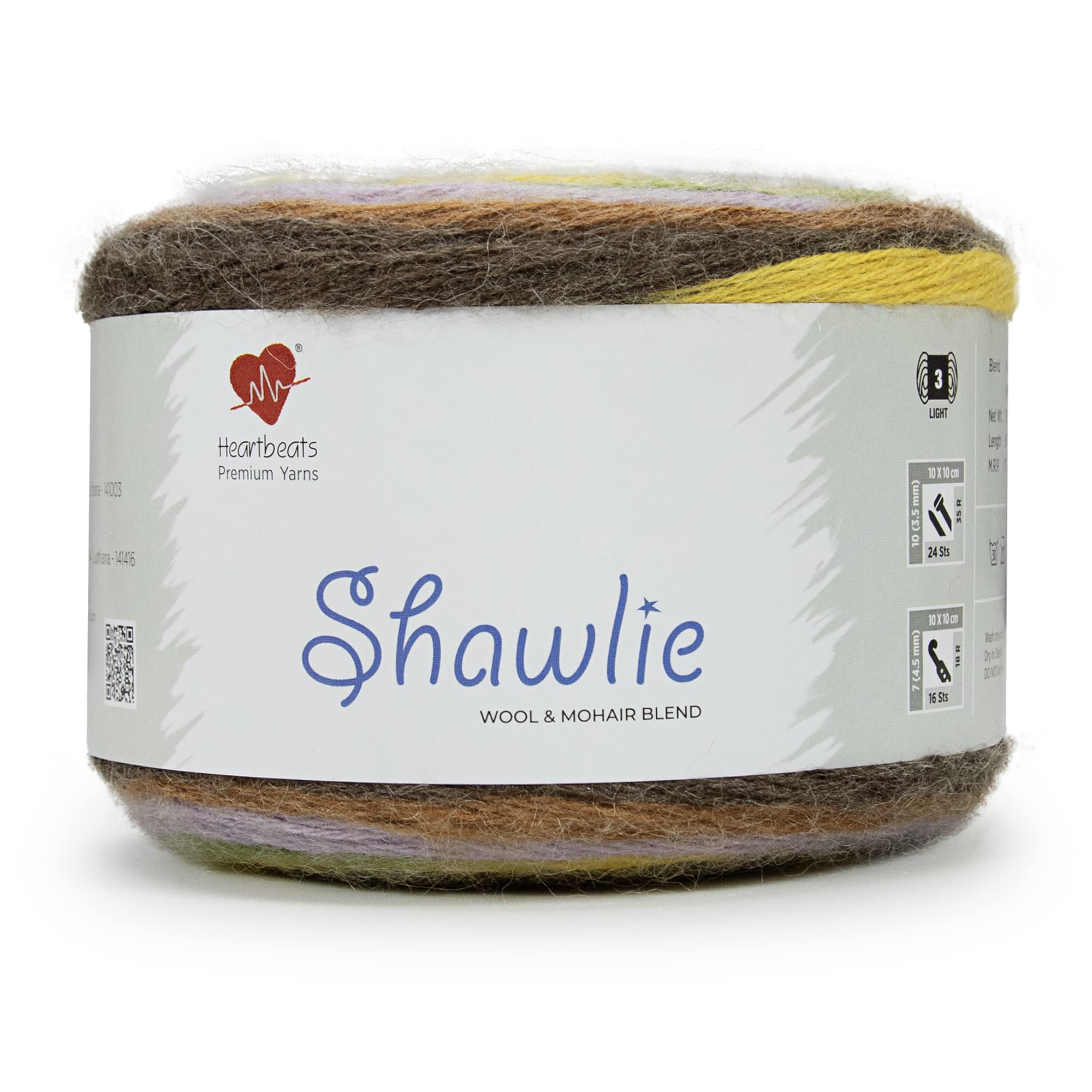 Heartbeats Shawlie Yarn - Luxurious Mohair Blend -3 Heartbeats Shawlie Yarn - Luxurious Mohair Blend -3
