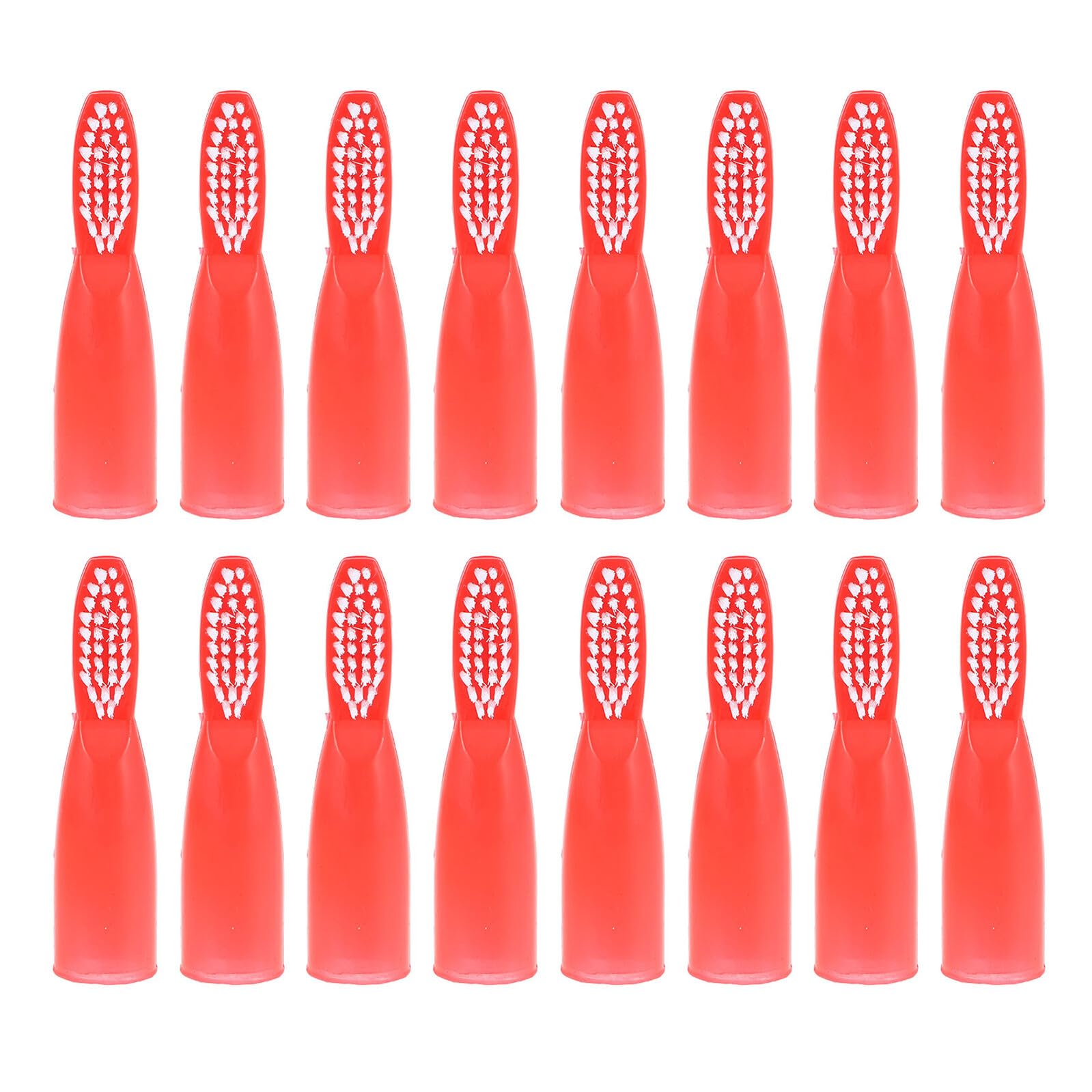 100 Pezzi Spazzolino da Dito Morbido per Adulti Confezione Igiene Orale Sicura per Prigioni e Case di Cura Setole Delicate per Gengive Sensibili Design Anti-ingestione per Uso