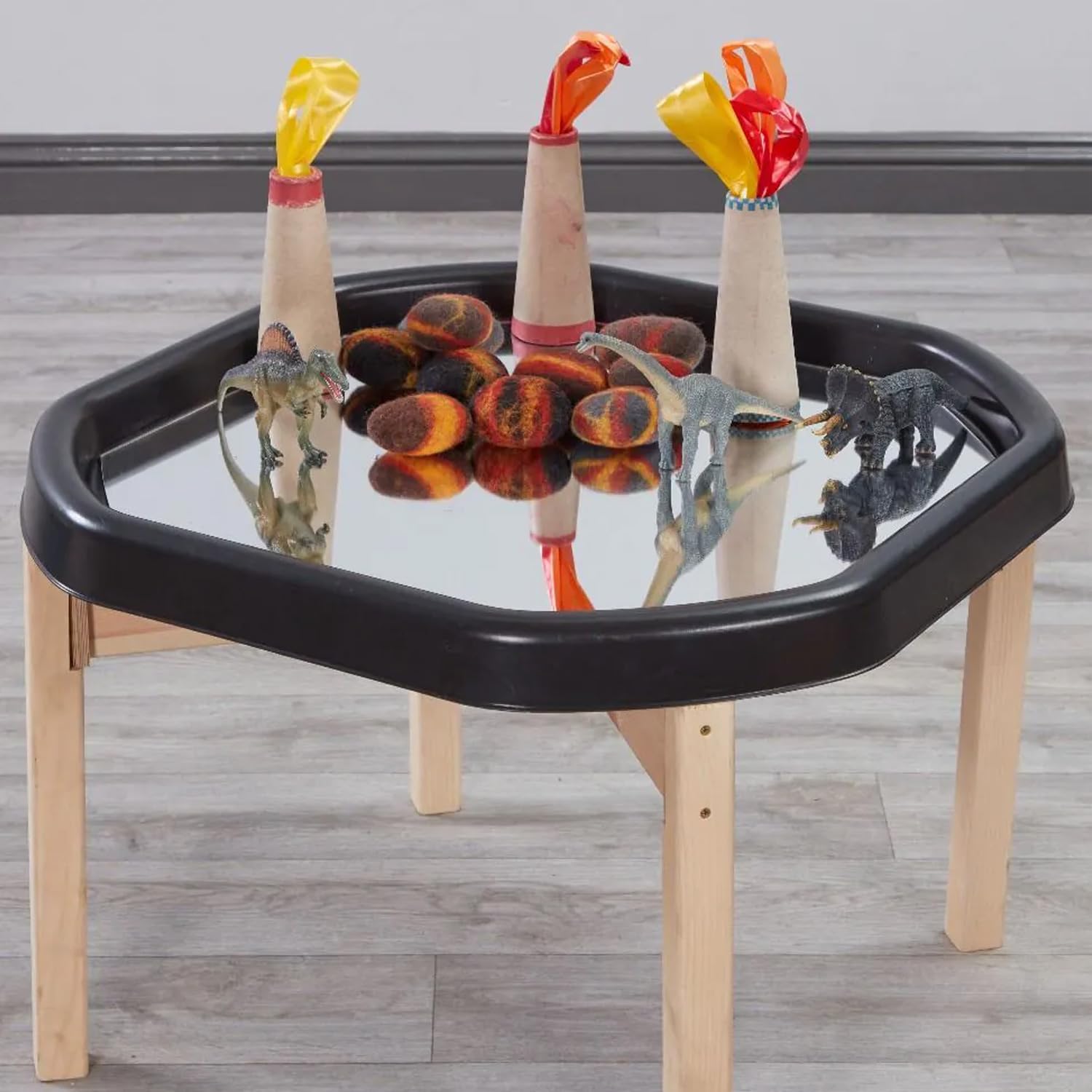 GIODICART Inserto Specchio per Vassoio Grande, per Il Gioco e la creatività dei Bambini