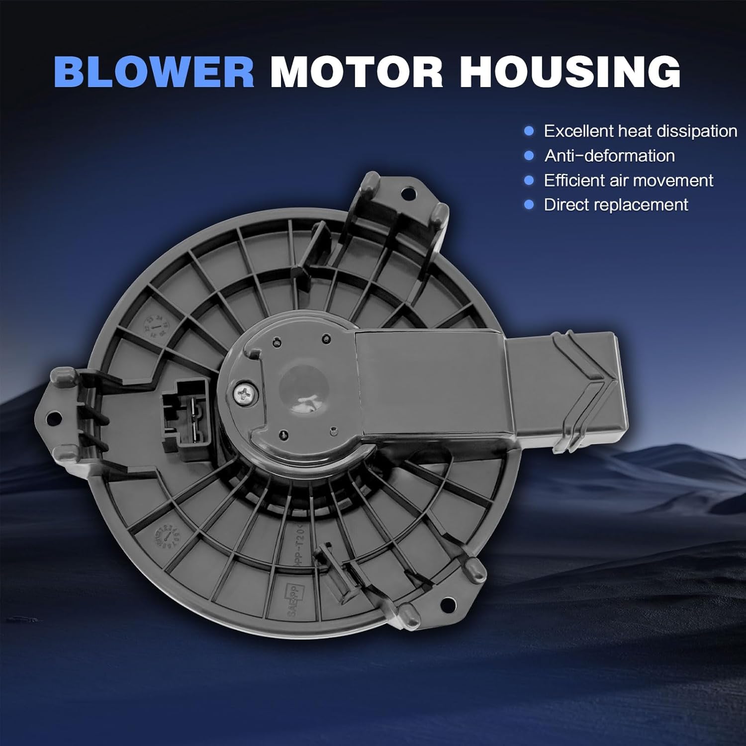 700230 HVAC Blower Motor Compatible with 2009 2010 2011 2012 2013 Toyota Corolla, 2009-2014 Matrix, 2006-2018 RAV4, 2008-2015 Scion xB, 2011-2016 tC, 2009-2010 Pontiac Vibe Replace# 87103-02200