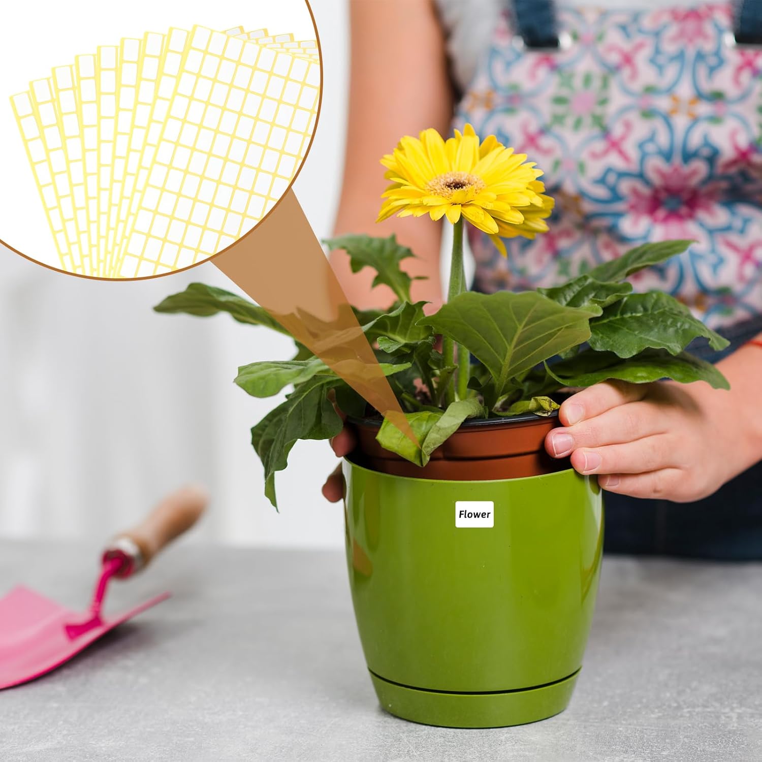 2940 Pcs Small Labels Stickers, 0.5 x 0.3 in Sticky Matte White Blank Labels, Removable Price Tags for Jars Boxes File Folders Envelopes Office Kitchen - Image 2