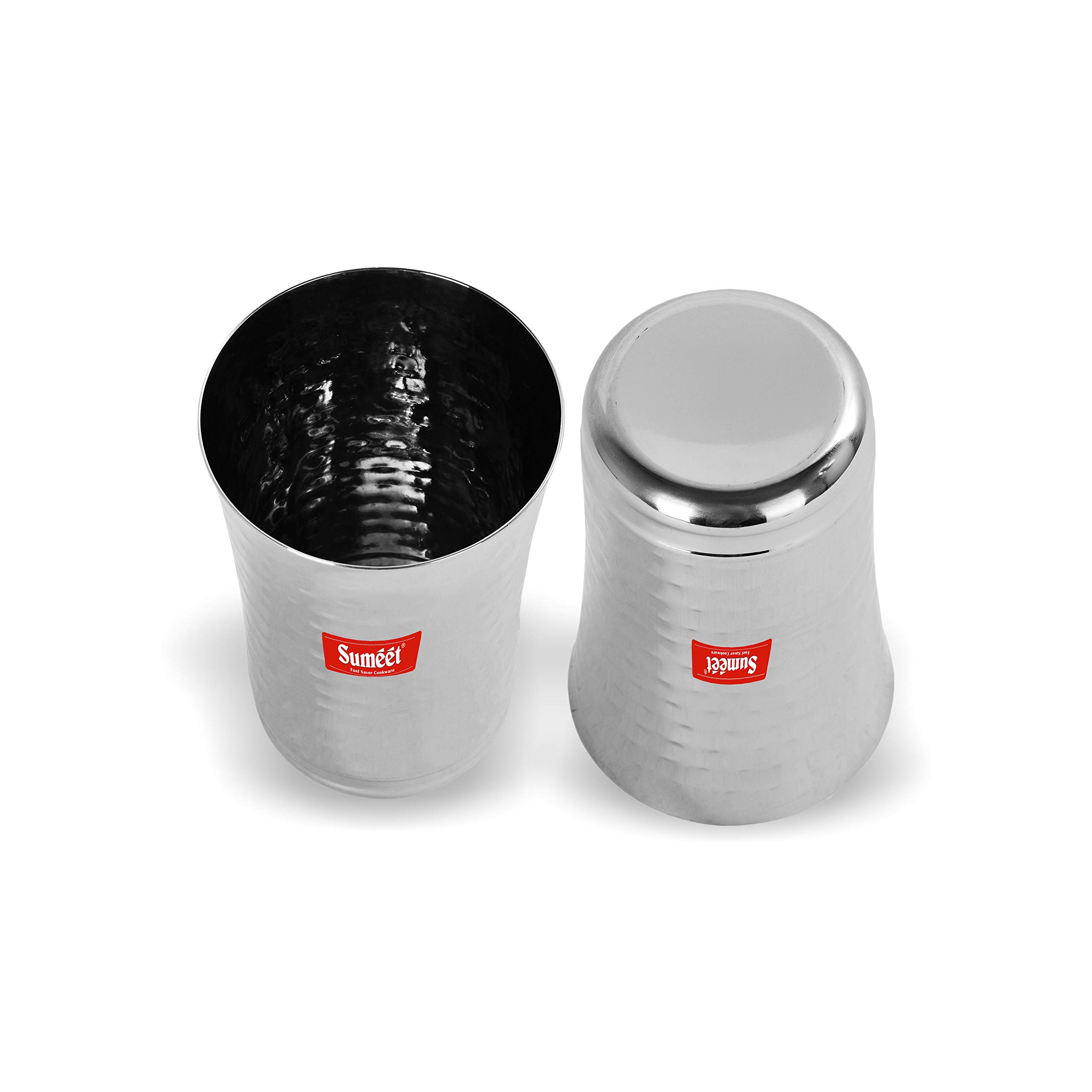 SUMEET Stainless Steel Big Lassi Glass - 2 Pieces, 600 ml - Image 7 thumbnail