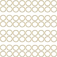 Vista 1 de 600Pcs Anillo de salto abierto de 5mm en oro, utilizado para llavero, fabricación de joyas, mantenimiento de collares y decoración de pendientes