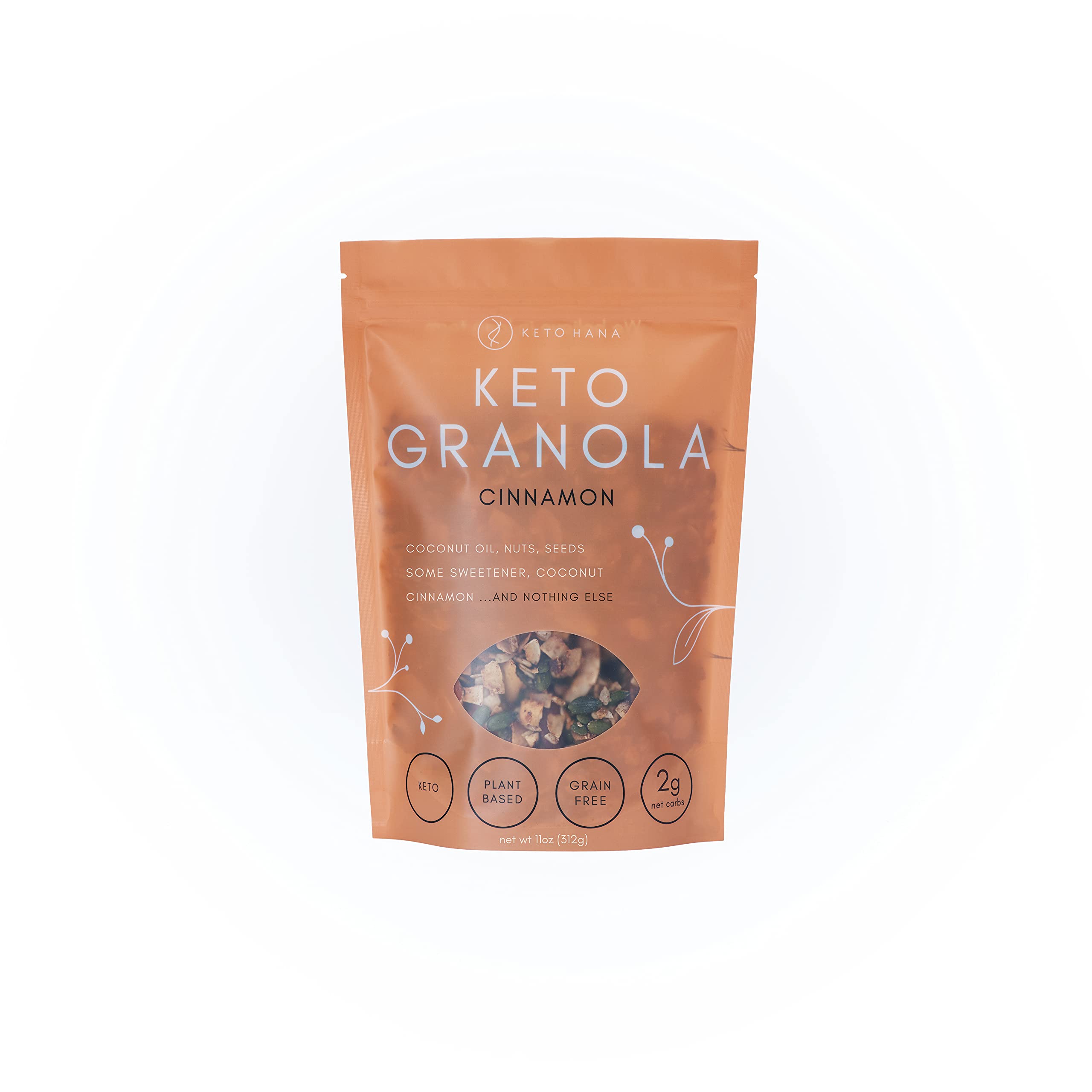 Buy Keto Hana Cinnamon Keto Granola Keto Diet Vegan Grain Free Dairy