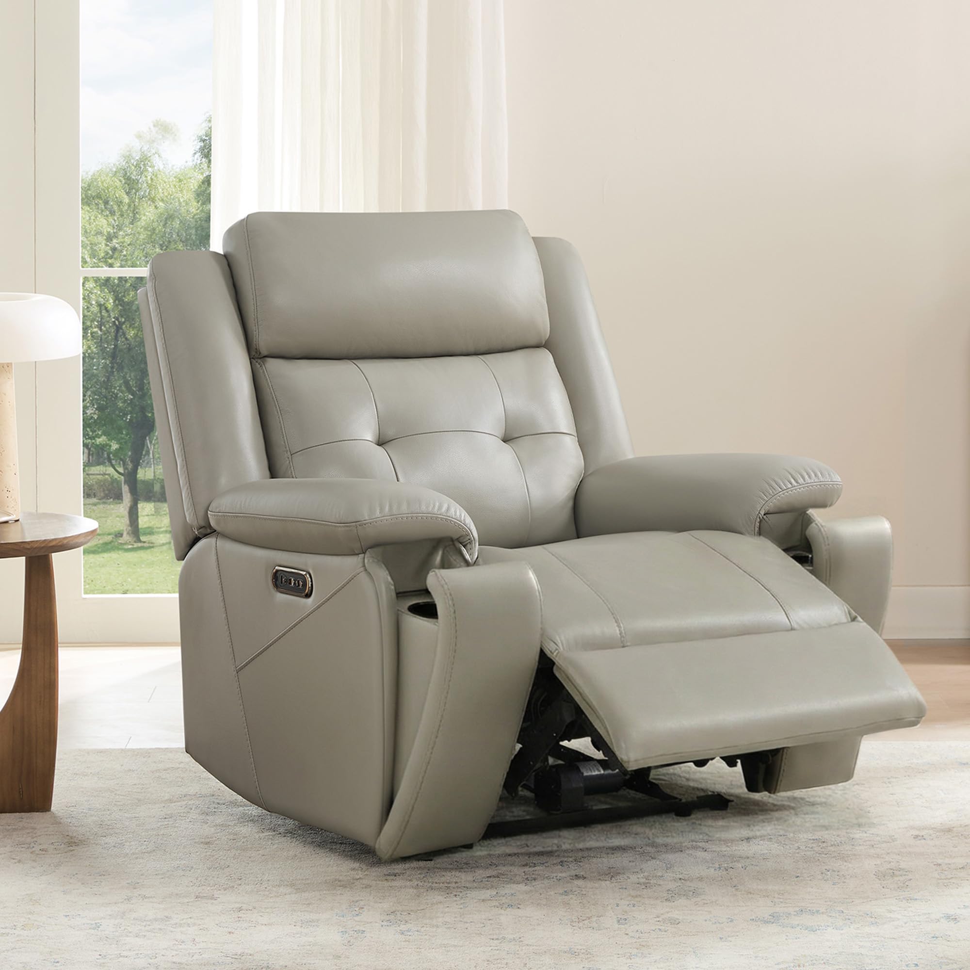 Watson & Whitely Genuine Leather Power Recliner