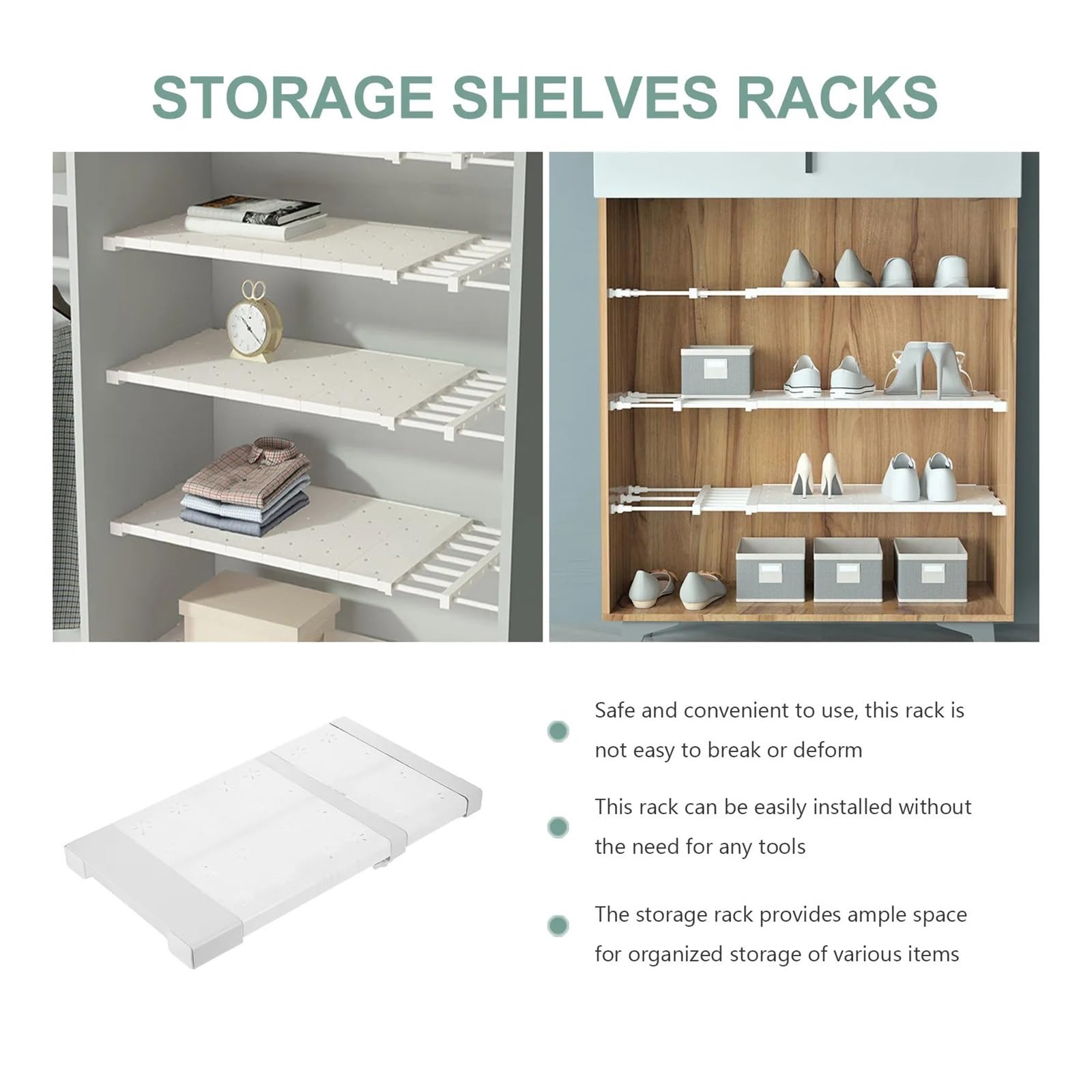1pcs Closet Tension Shelf Rod Für Schränke