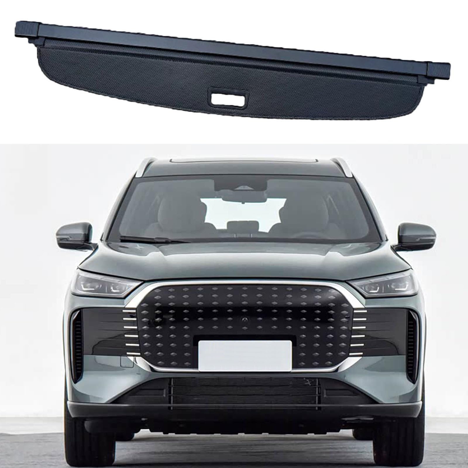 SXLGDW Car Retractable Rear Trunk Parcel Shelf,Compatible with Chery Fulwin T8,Car parts