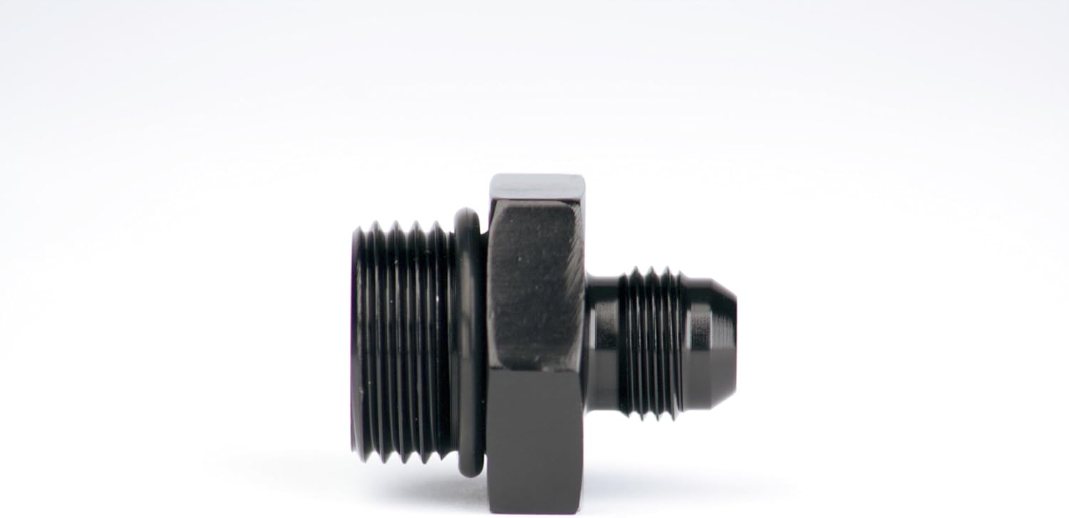 Aeromotive 15609 AN-10 O-ring Boss/AN-06 Male Flare Reducer Fitting, Blue