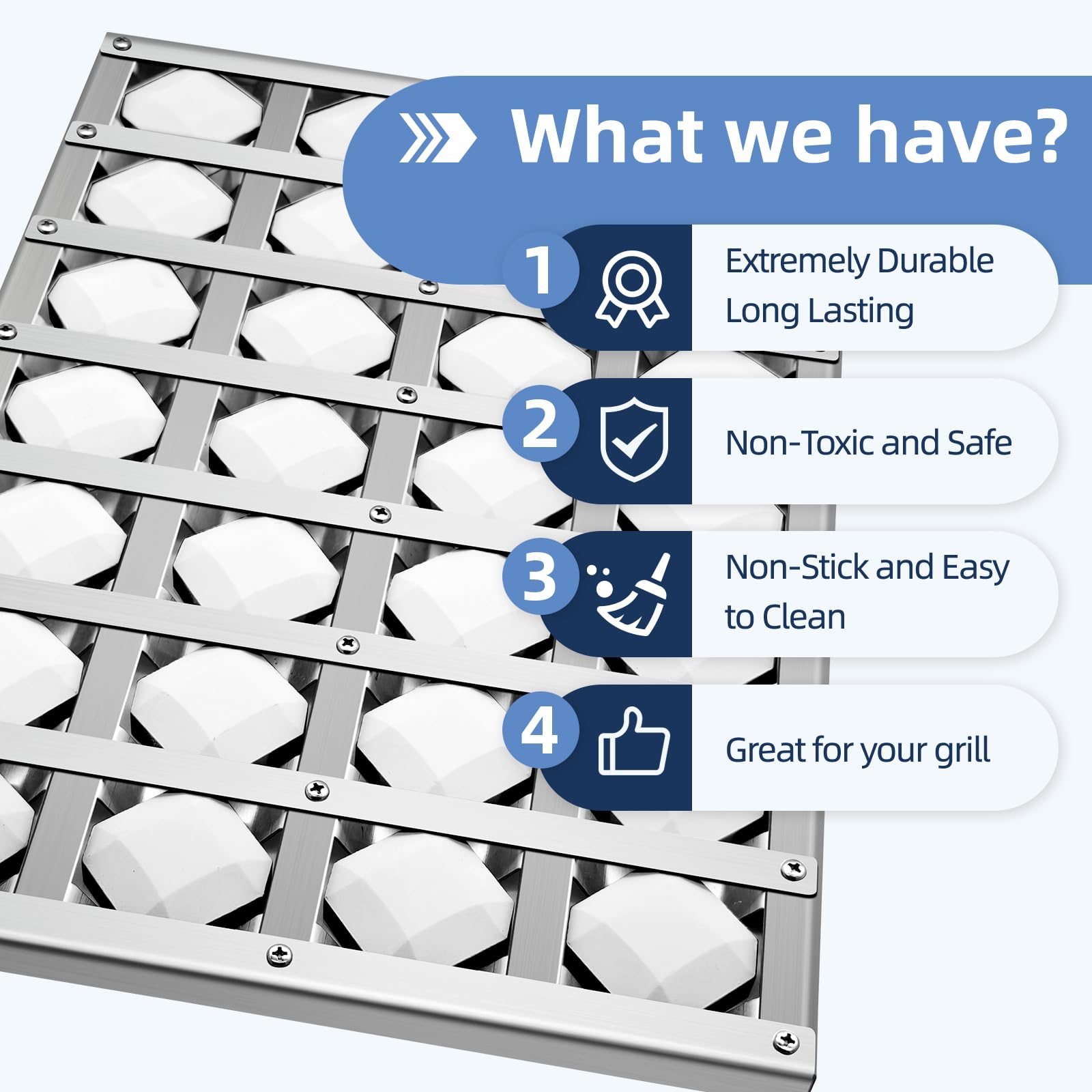 OTAMECE 12541 Lot De 2 Tubes De Rechange Pour Barbecue Alfresco LX2 76