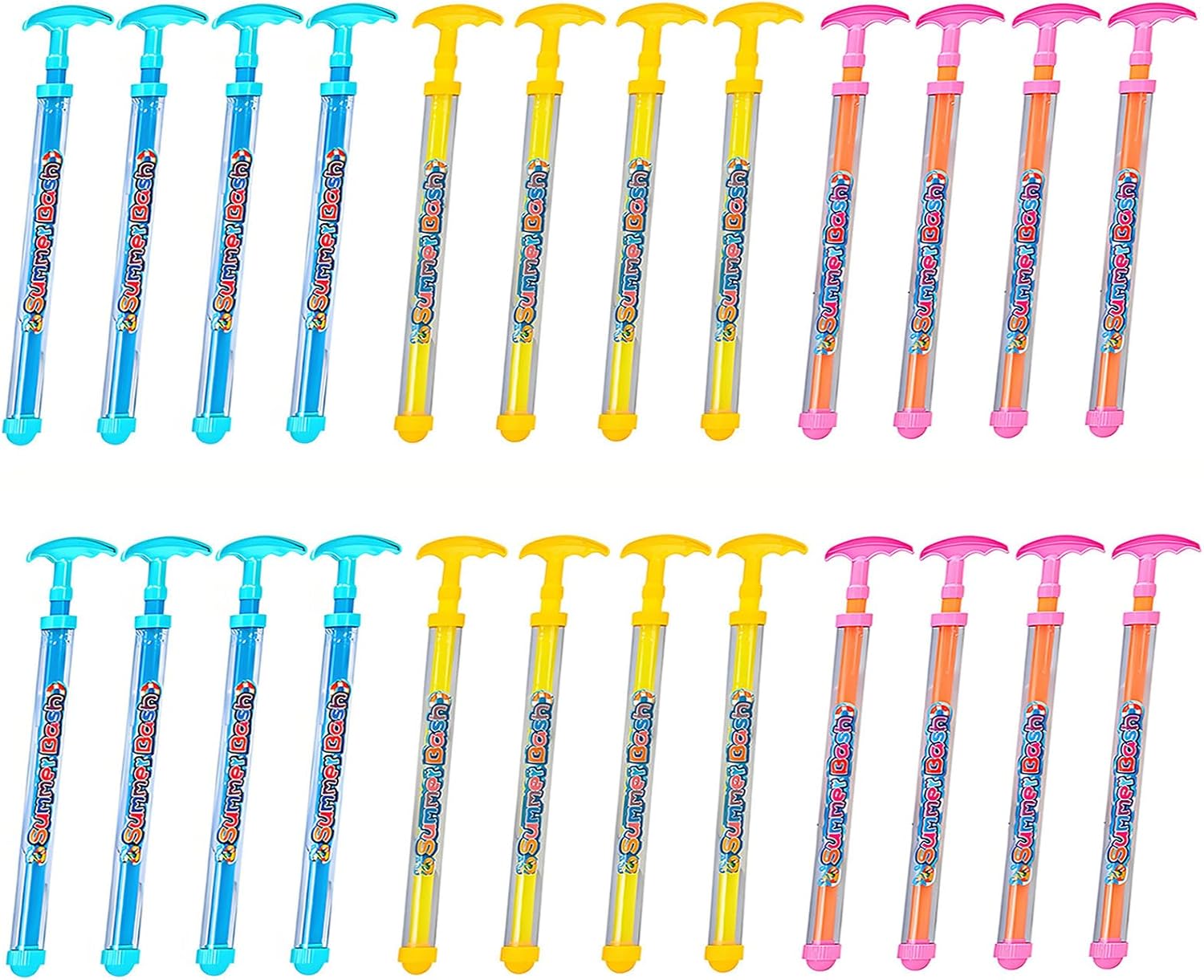 24 Pcs Fireworks Water Blaster Squirt Gun for Kids, Sprays Water Like Fireworks Cute Squirt Guns Summer Outdoor Water Toys for Swimming Pool Beach Summer Outdoor Water Party Games